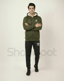 Green Premium Winter Fleece Tracksuit for Men