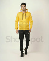 Yellow Premium Winter Fleece Tracksuit for Men