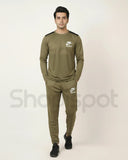 Green tracksuit with Nike logo