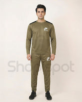Green tracksuit with Nike logo
