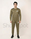 Green tracksuit with Nike logo