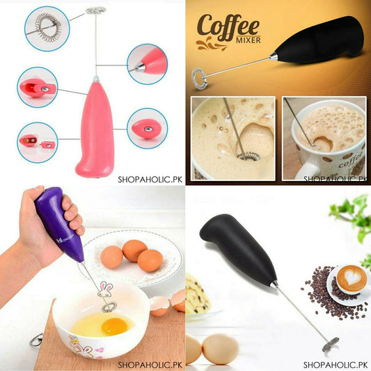 Multi-Use Electric Mixer – Mini Handheld Whisk for Eggs, Milk, and Coffee (Random Color)