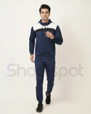 Navy and white tracksuit with a Nike tag