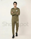 Green tracksuit with Nike logo