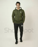 Green Premium Winter Fleece Tracksuit for Men