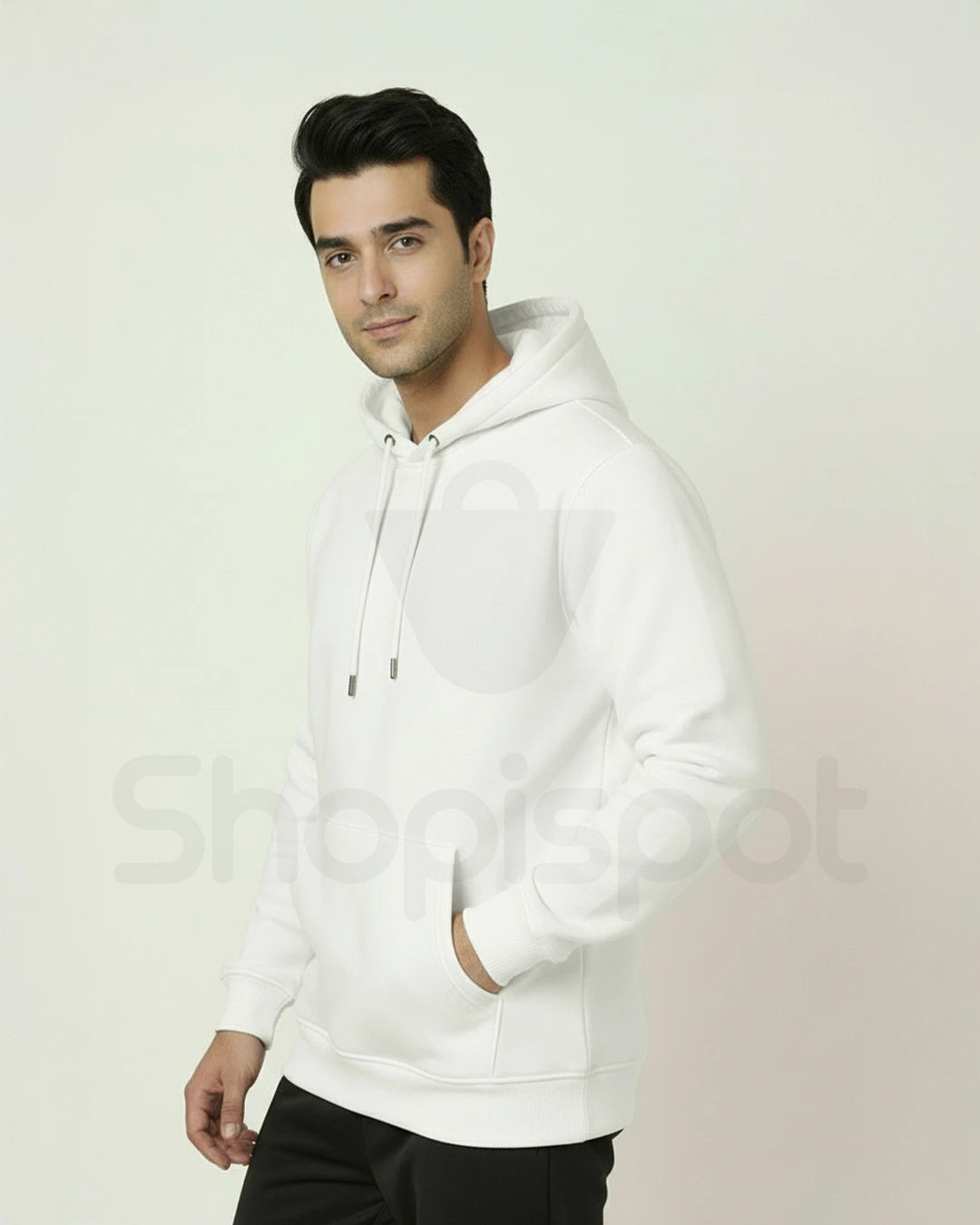 Mens & Women Premium Hoodie White