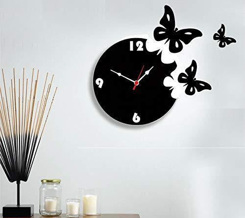 3D Butterflies Wooden Wall Clock | Unique & Stylish Home Decor