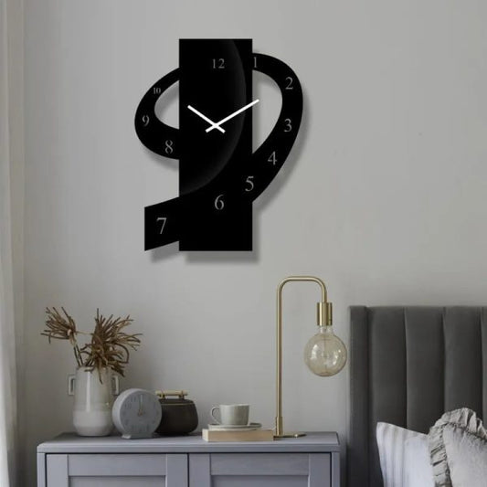 3D Wooden Decorative Wall Clock for Elegant Home Decor