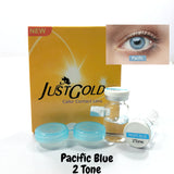 LENS PACIFIC BLUE 2 TONE JUST GOLD
