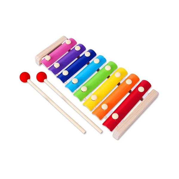 Children's 8-Key Xylophone – Handheld Percussion Piano Music Toy