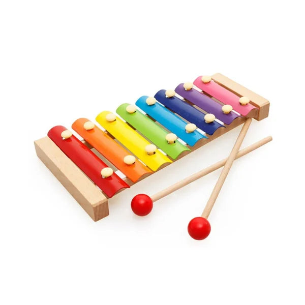 Children's 8-Key Xylophone – Handheld Percussion Piano Music Toy