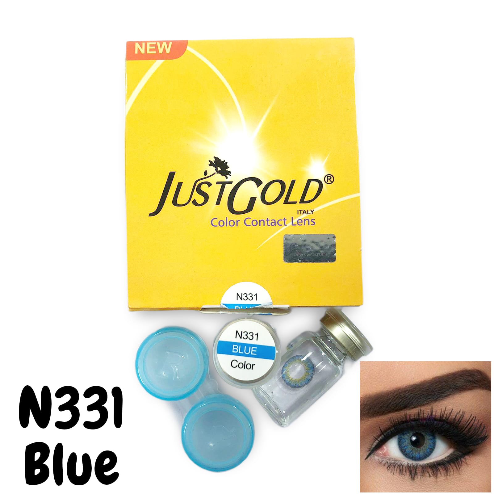 LENS BLUE N331 JUST GOLD