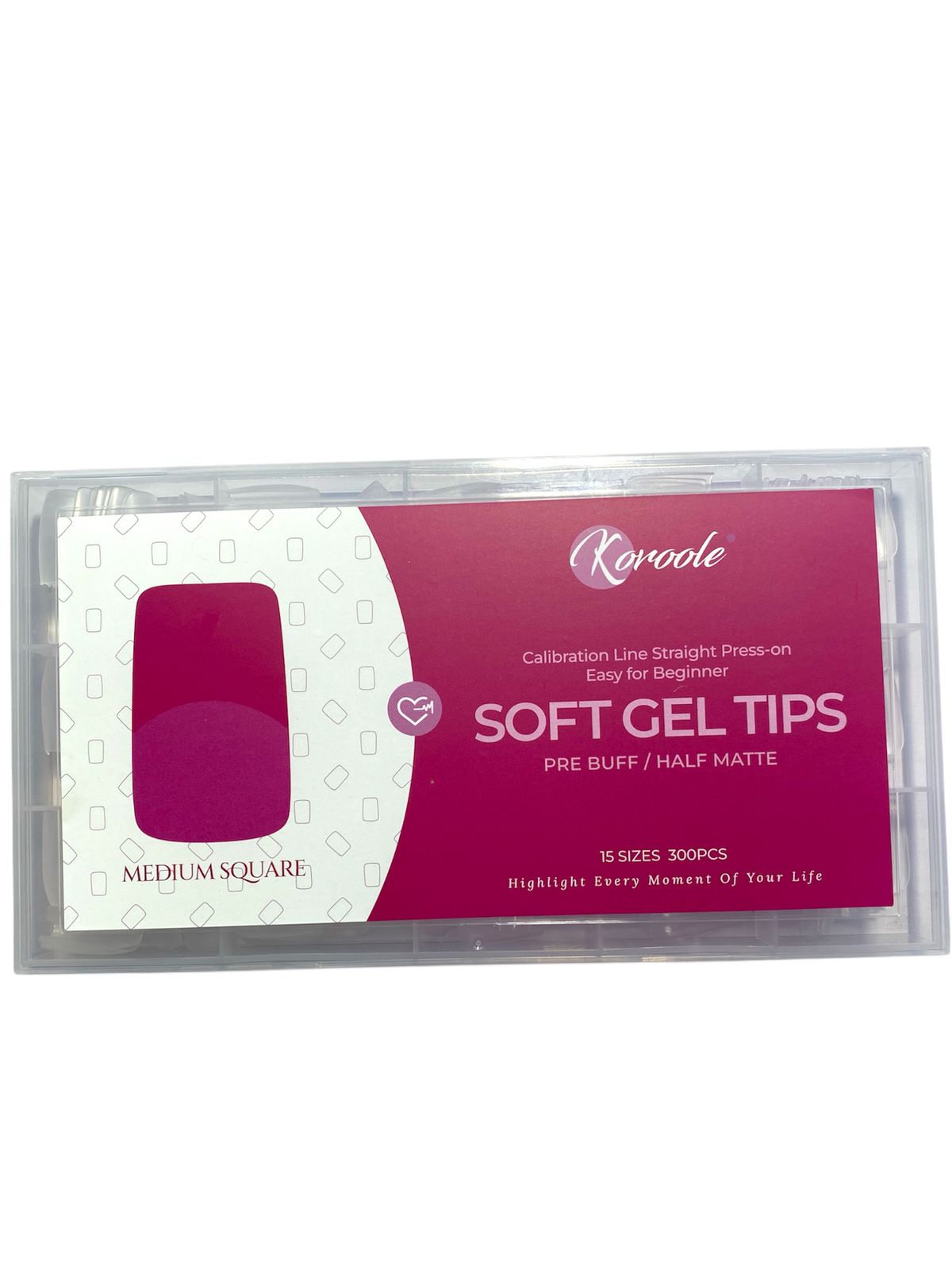 SOFT GEL TIPS 300PCS NAILS BOX