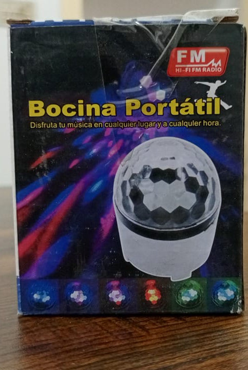 Digital RGB LED Music Crystal Magic Ball Light | MP3 USB Disco DJ Stage Lighting