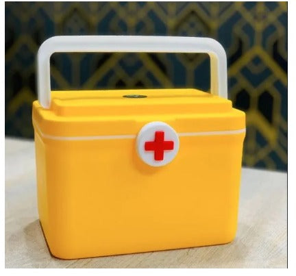 Compact Empty First Aid Box – High Quality Medicine Storage Box (Random Color)