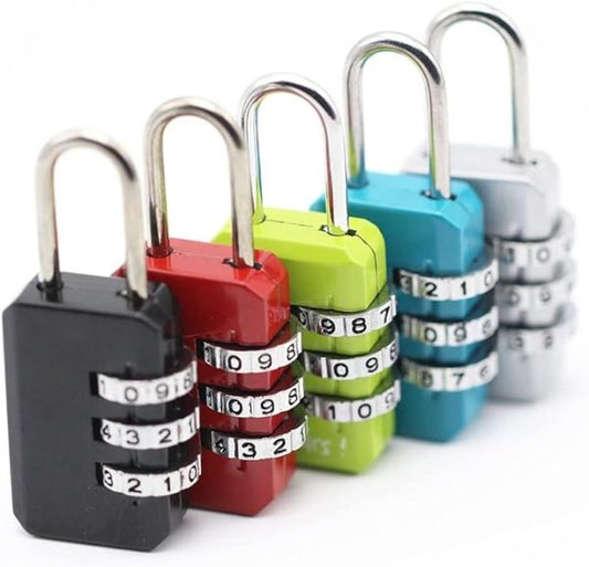 Durable 3-Digit Combination Lock for Suitcases and Drawers by Greatangle-UK