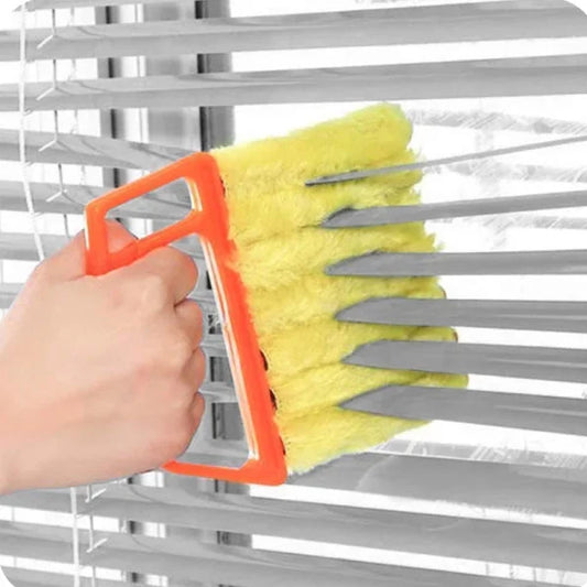 Microfiber Blind Cleaner with 7 Fingers – Ideal for Cleaning Air Vents, Window Blinds, Furniture, and More. Reusable and Washable, Designed for Use in Living Rooms, Bedrooms, Toilets, and Kitchens.