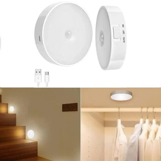 Intelligent Night Light: USB Rechargeable LED for Wardrobe Storage