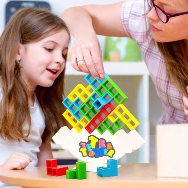 Tetra Tower Stacking Game | Balance Building Blocks | Fun Tetris-Inspired Toy