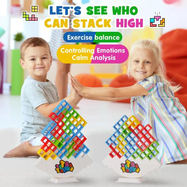 Tetra Tower Stacking Game | Balance Building Blocks | Fun Tetris-Inspired Toy