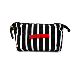 COSMETIC POUCH BLACK AND WHITE