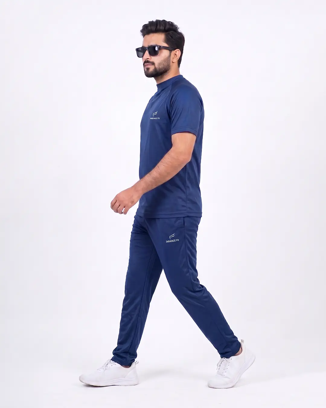 Men's Premium Navy Blue Sports Tracksuit - Image 2